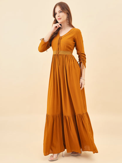 Inaya Tiered Gala Dress