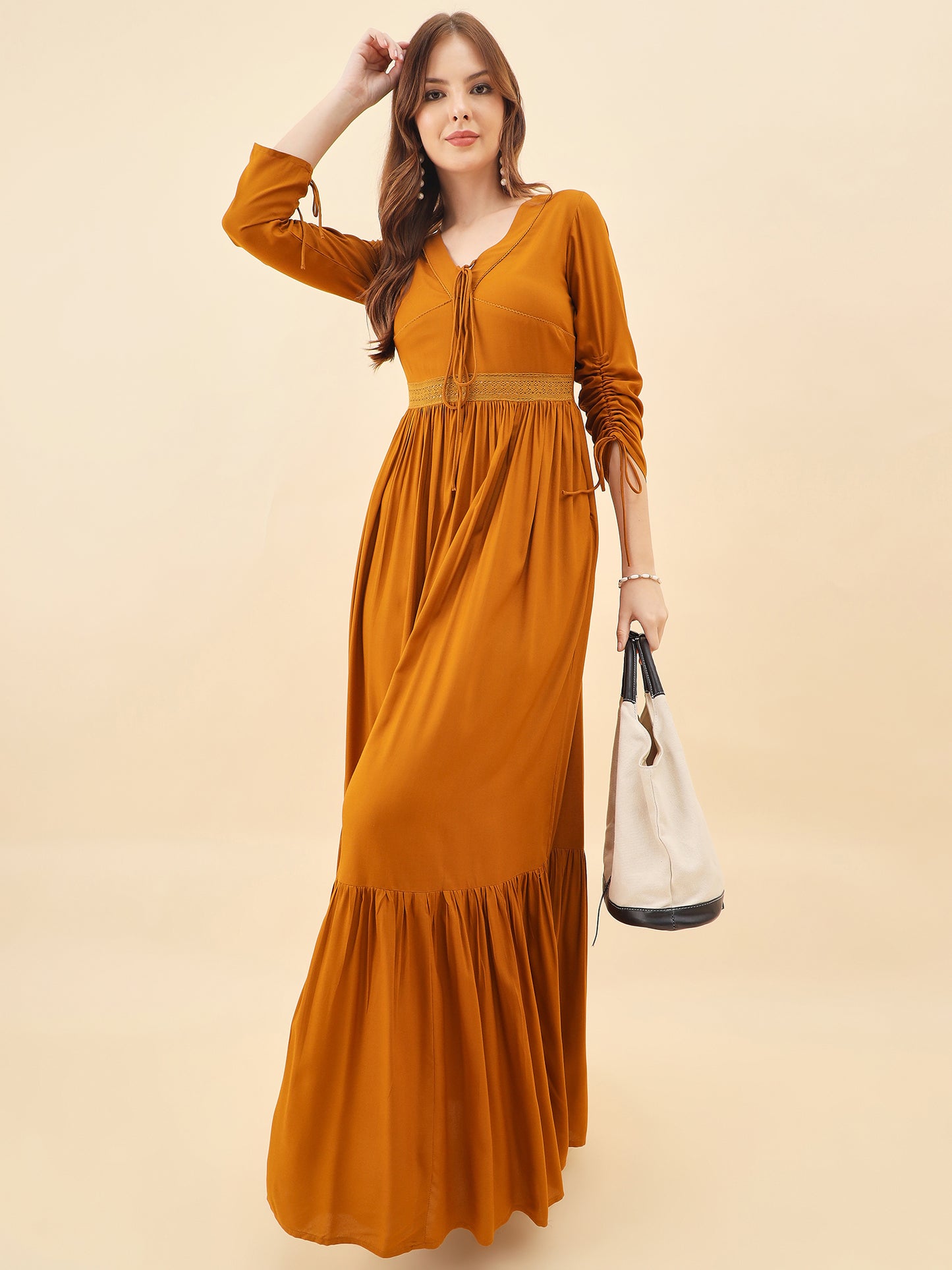 Inaya Tiered Gala Dress