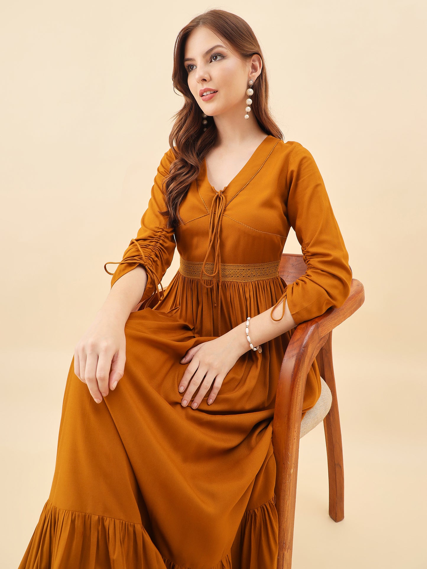 Inaya Tiered Gala Dress