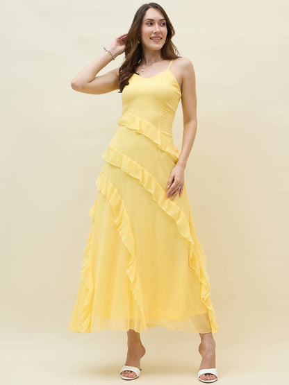Valentina Ruffle Maxi Dress