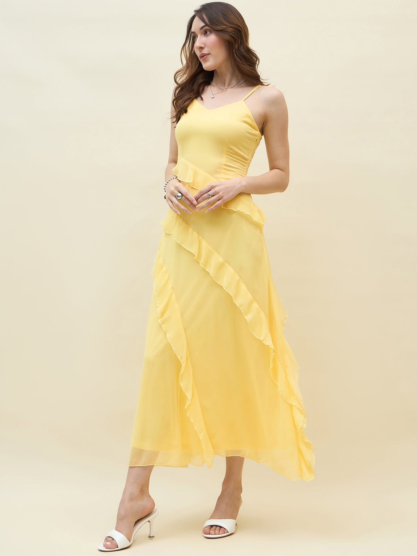Valentina Ruffle Maxi Dress