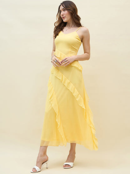Valentina Ruffle Maxi Dress