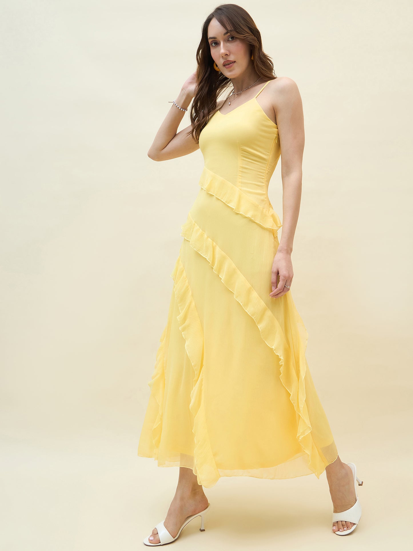 Valentina Ruffle Maxi Dress