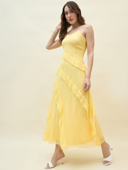 Valentina Ruffle Maxi Dress