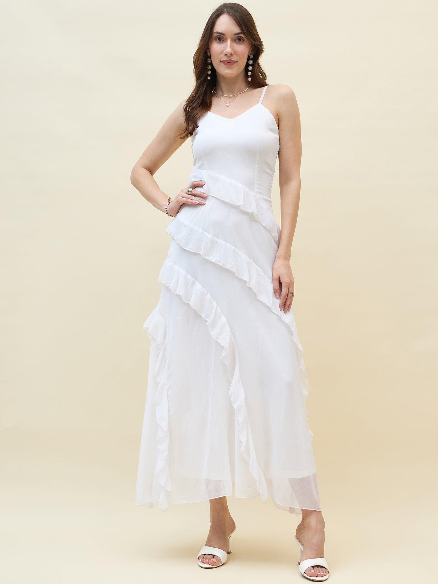 Valentina Ruffle Maxi Dress