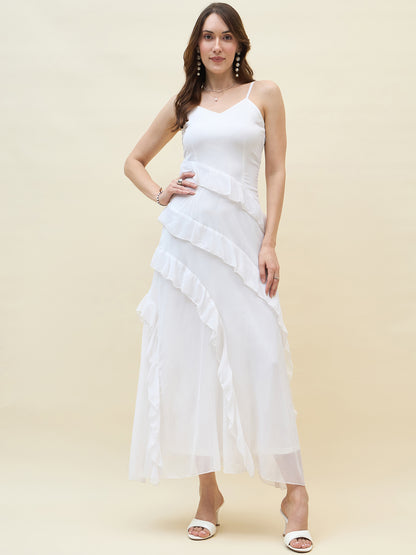 Valentina Ruffle Maxi Dress