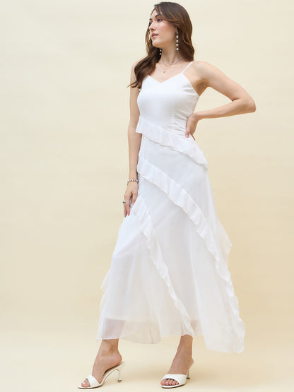 Valentina Ruffle Maxi Dress