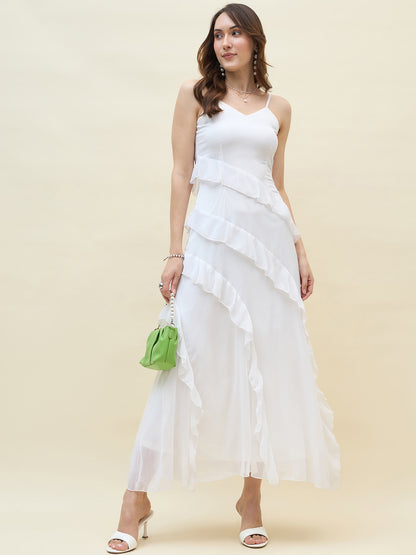 Valentina Ruffle Maxi Dress