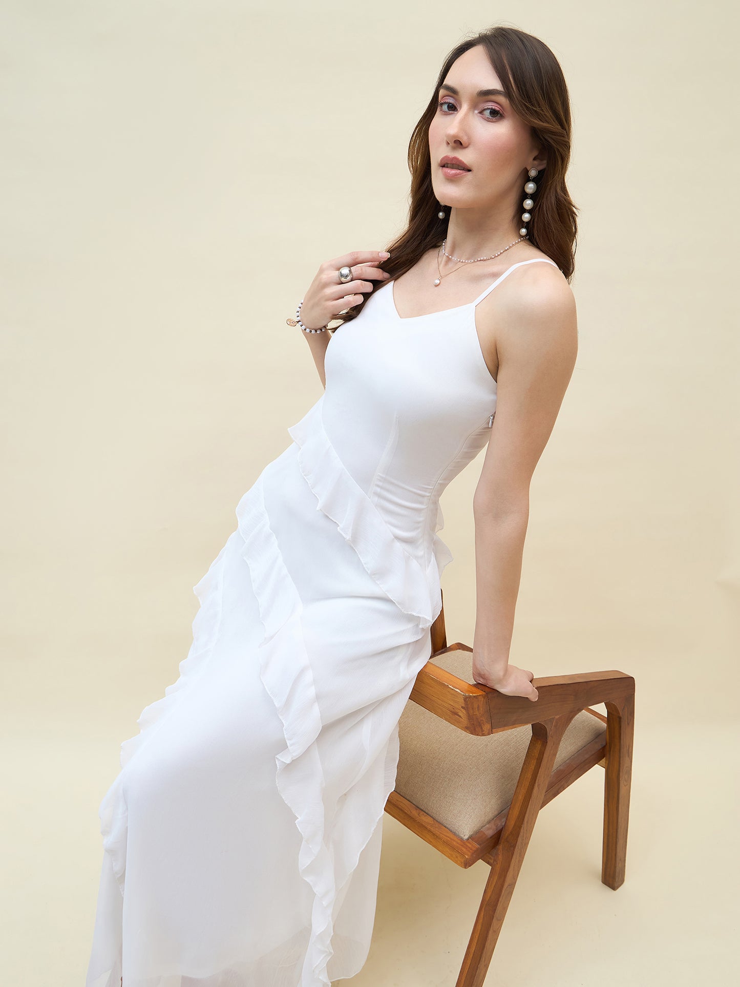 Valentina Ruffle Maxi Dress