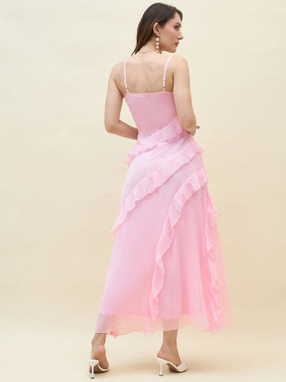 Valentina Ruffle Maxi Dress
