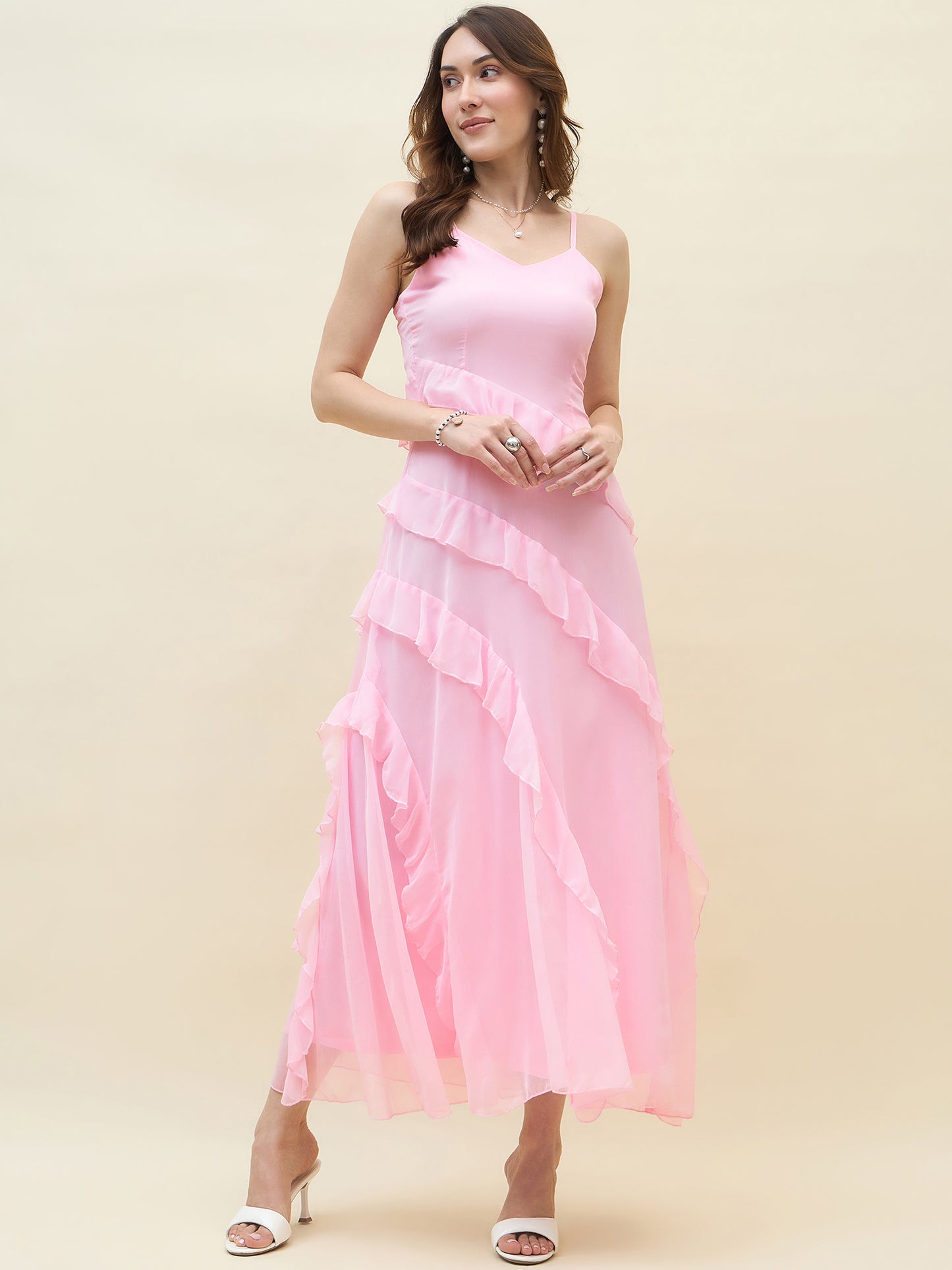 Valentina Ruffle Maxi Dress