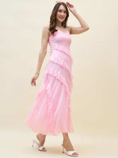 Valentina Ruffle Maxi Dress