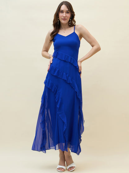 Valentina Ruffle Maxi Dress
