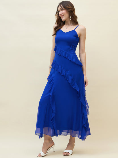 Valentina Ruffle Maxi Dress