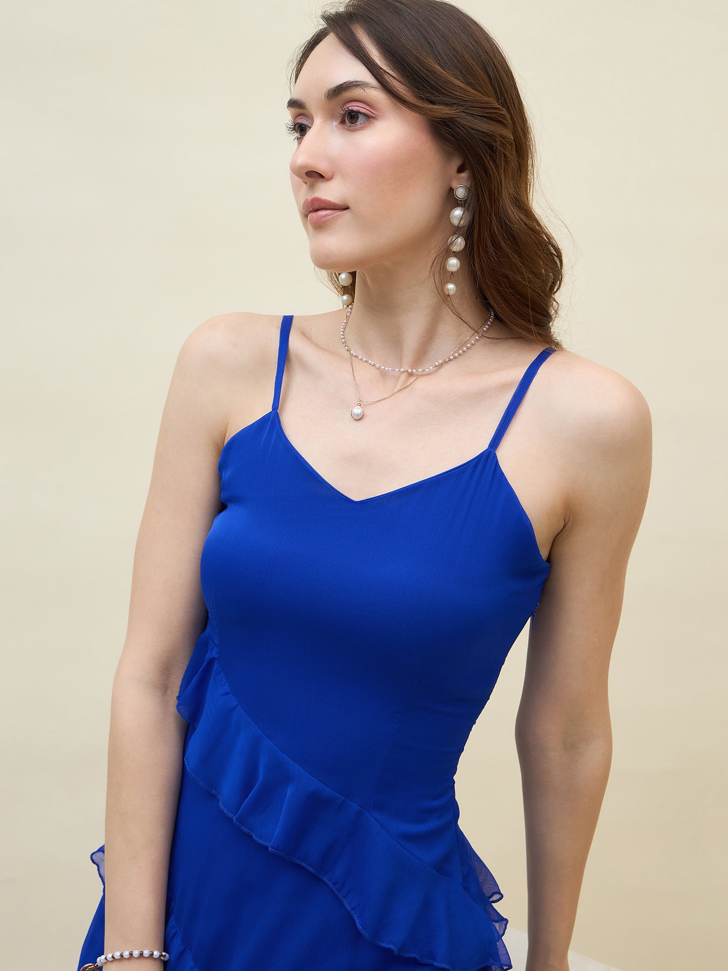 Valentina Ruffle Maxi Dress
