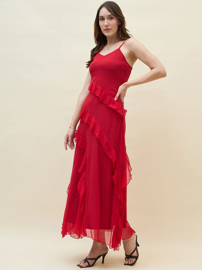 Valentina Ruffle Maxi Dress
