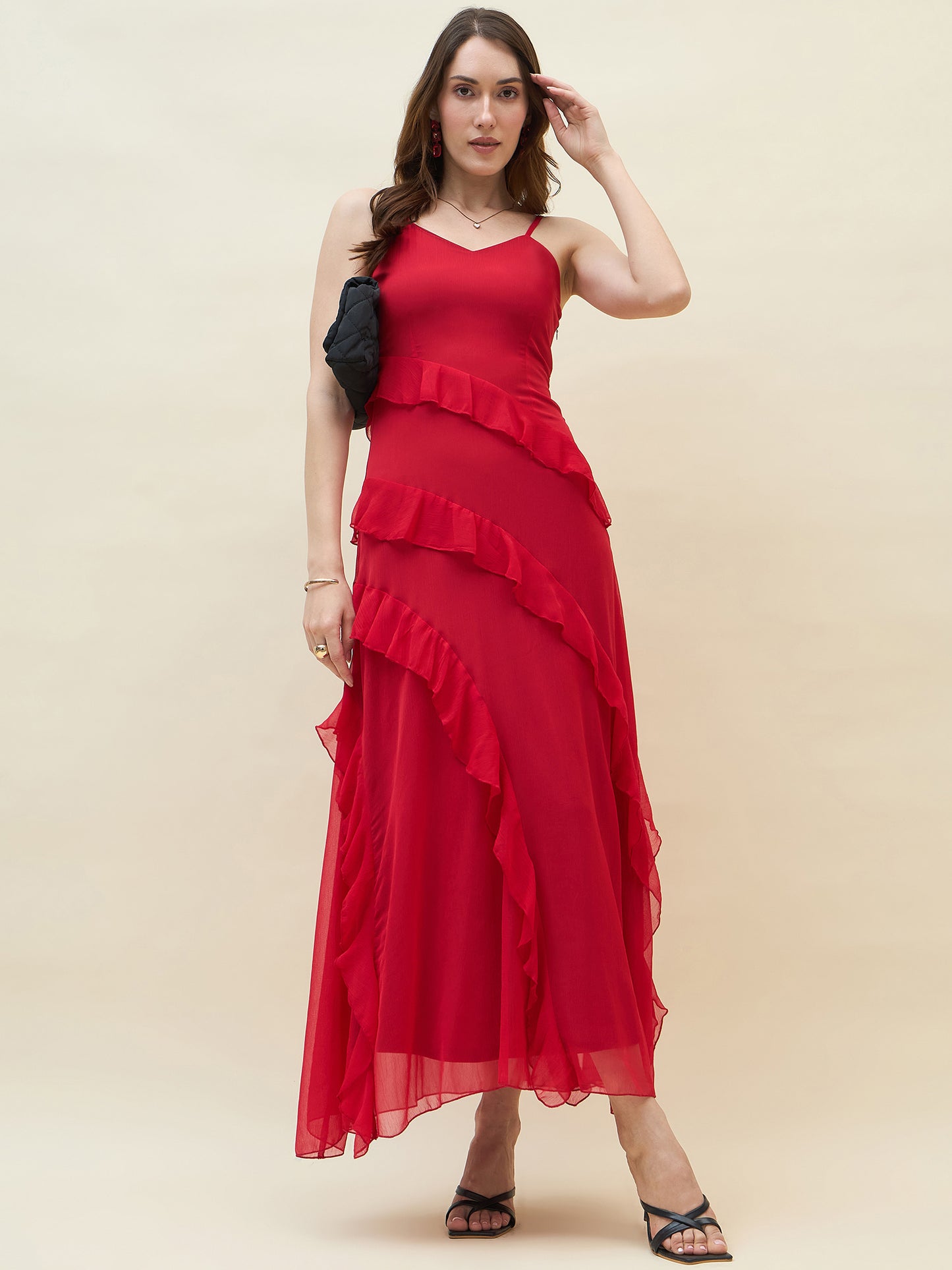 Valentina Ruffle Maxi Dress