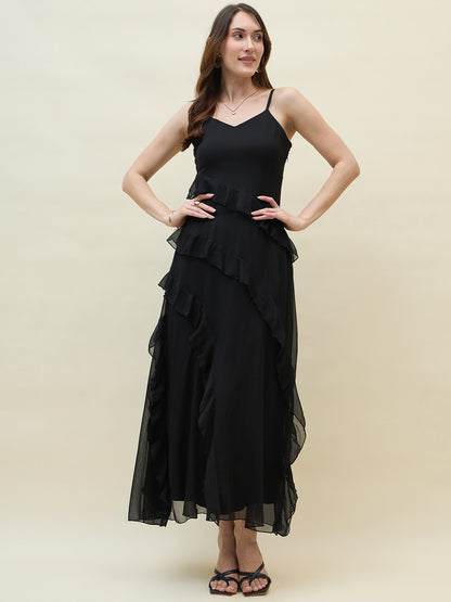 Valentina Ruffle Maxi Dress