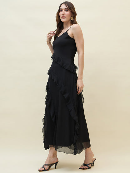 Valentina Ruffle Maxi Dress