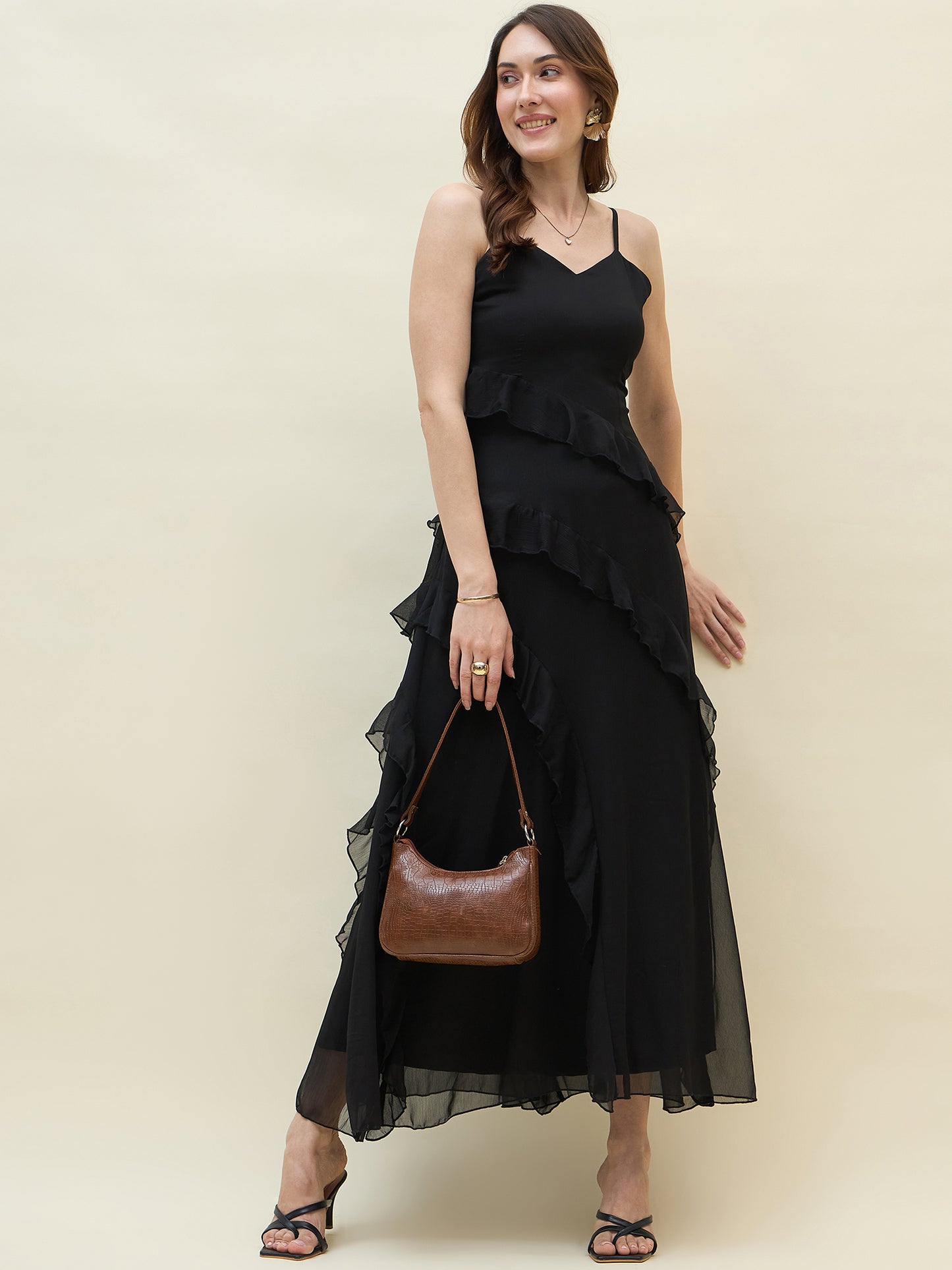 Valentina Ruffle Maxi Dress