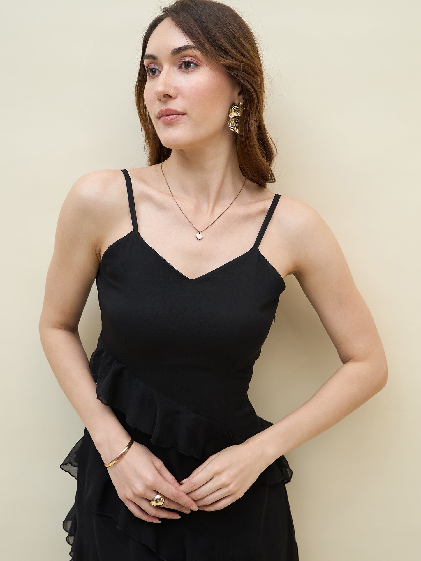 Valentina Ruffle Maxi Dress