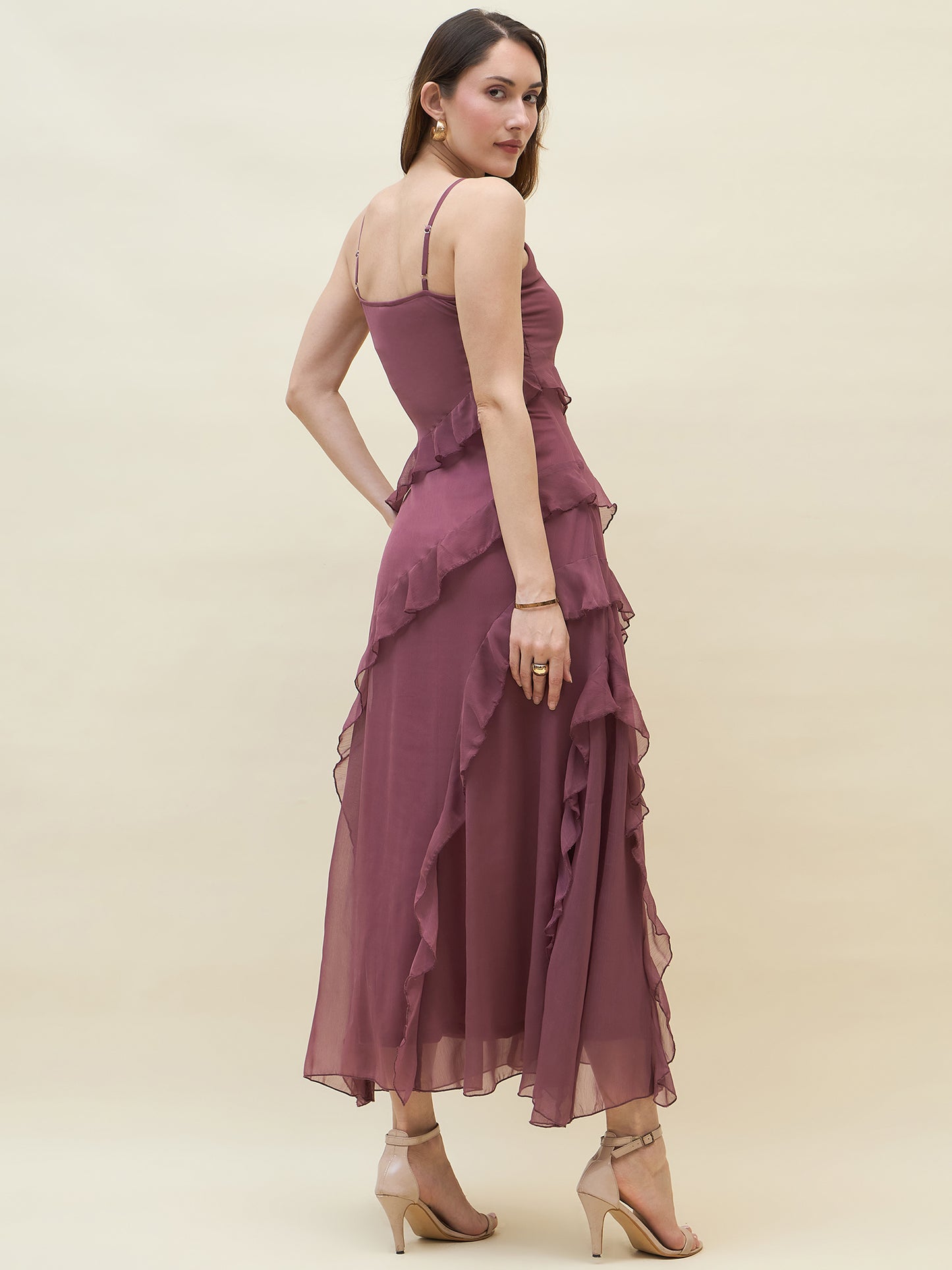 Valentina Ruffle Maxi Dress