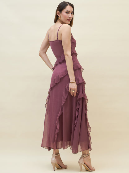 Valentina Ruffle Maxi Dress
