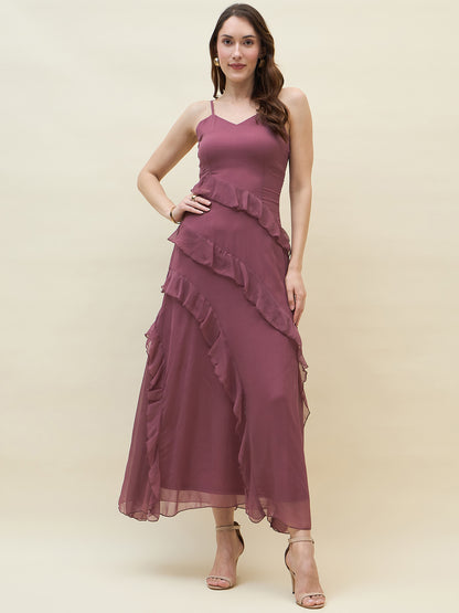 Valentina Ruffle Maxi Dress