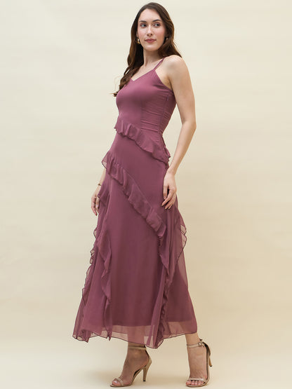 Valentina Ruffle Maxi Dress