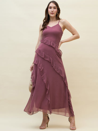Valentina Ruffle Maxi Dress