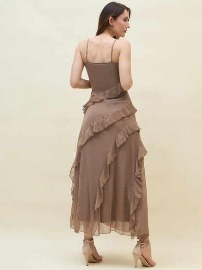 Valentina Ruffle Maxi Dress