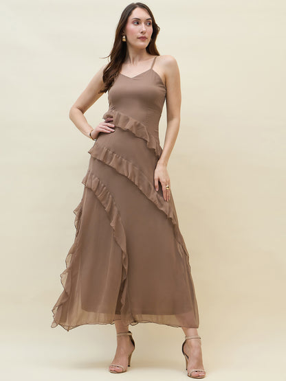 Valentina Ruffle Maxi Dress