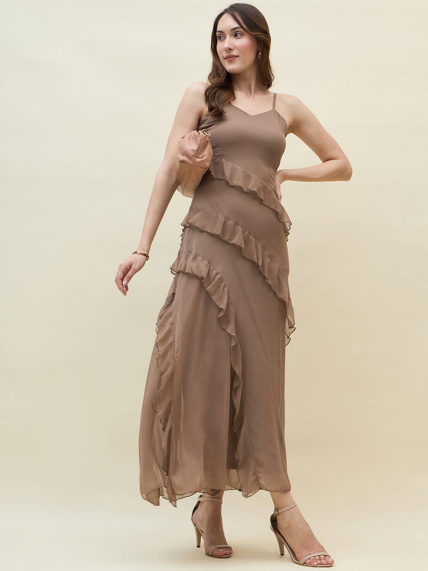 Valentina Ruffle Maxi Dress