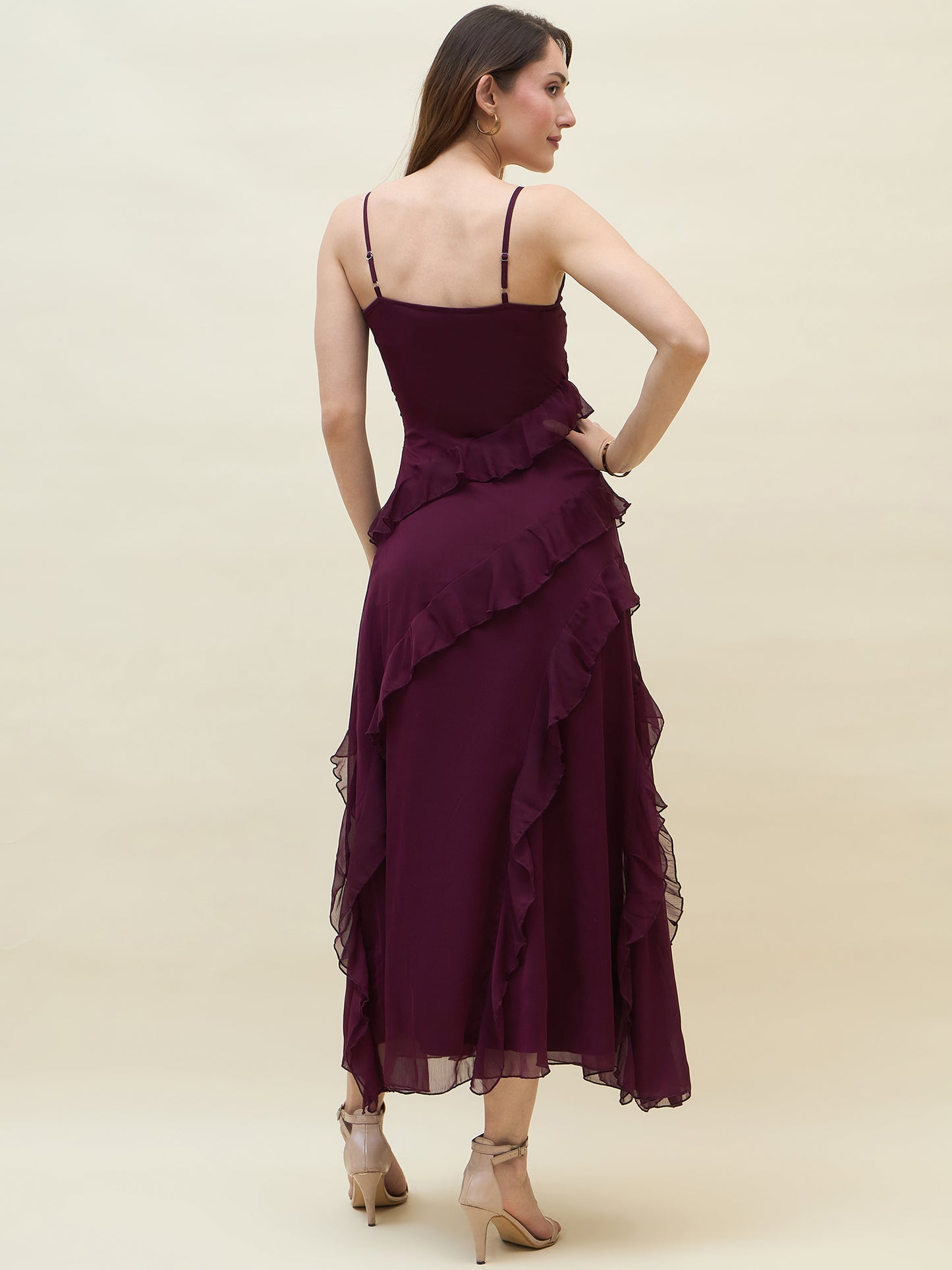Valentina Ruffle Maxi Dress