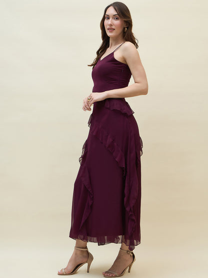 Valentina Ruffle Maxi Dress