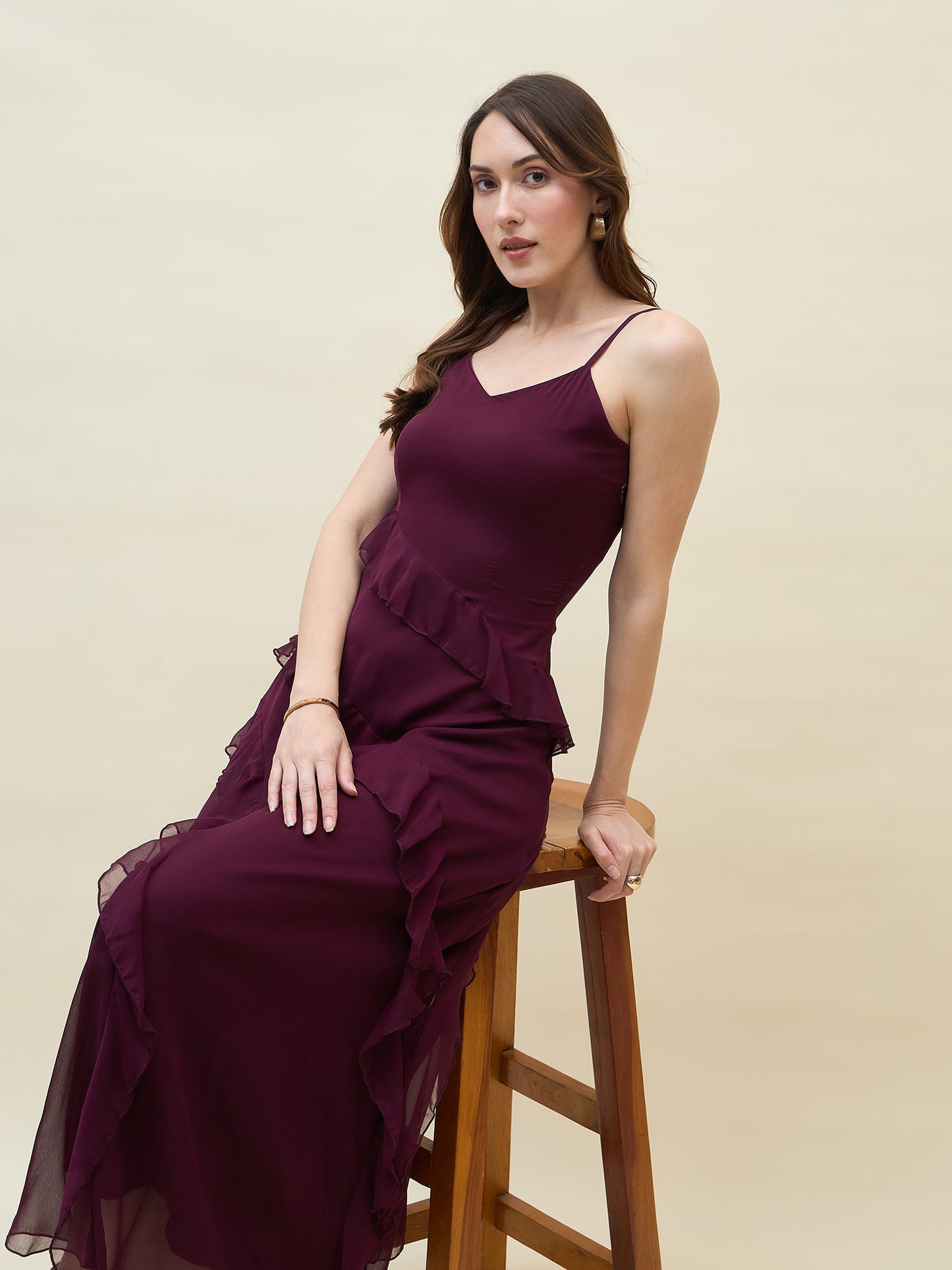 Valentina Ruffle Maxi Dress