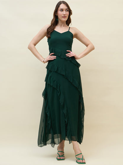 Valentina Ruffle Maxi Dress
