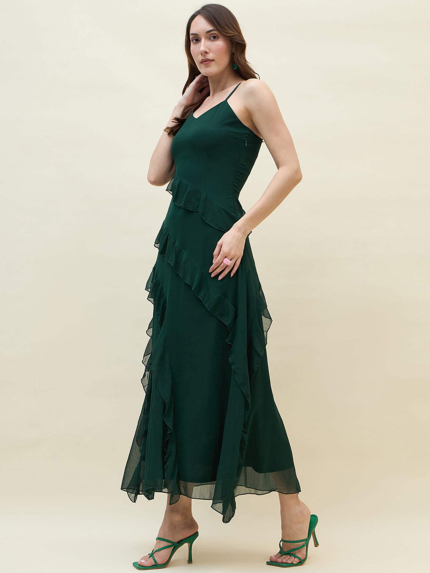 Valentina Ruffle Maxi Dress