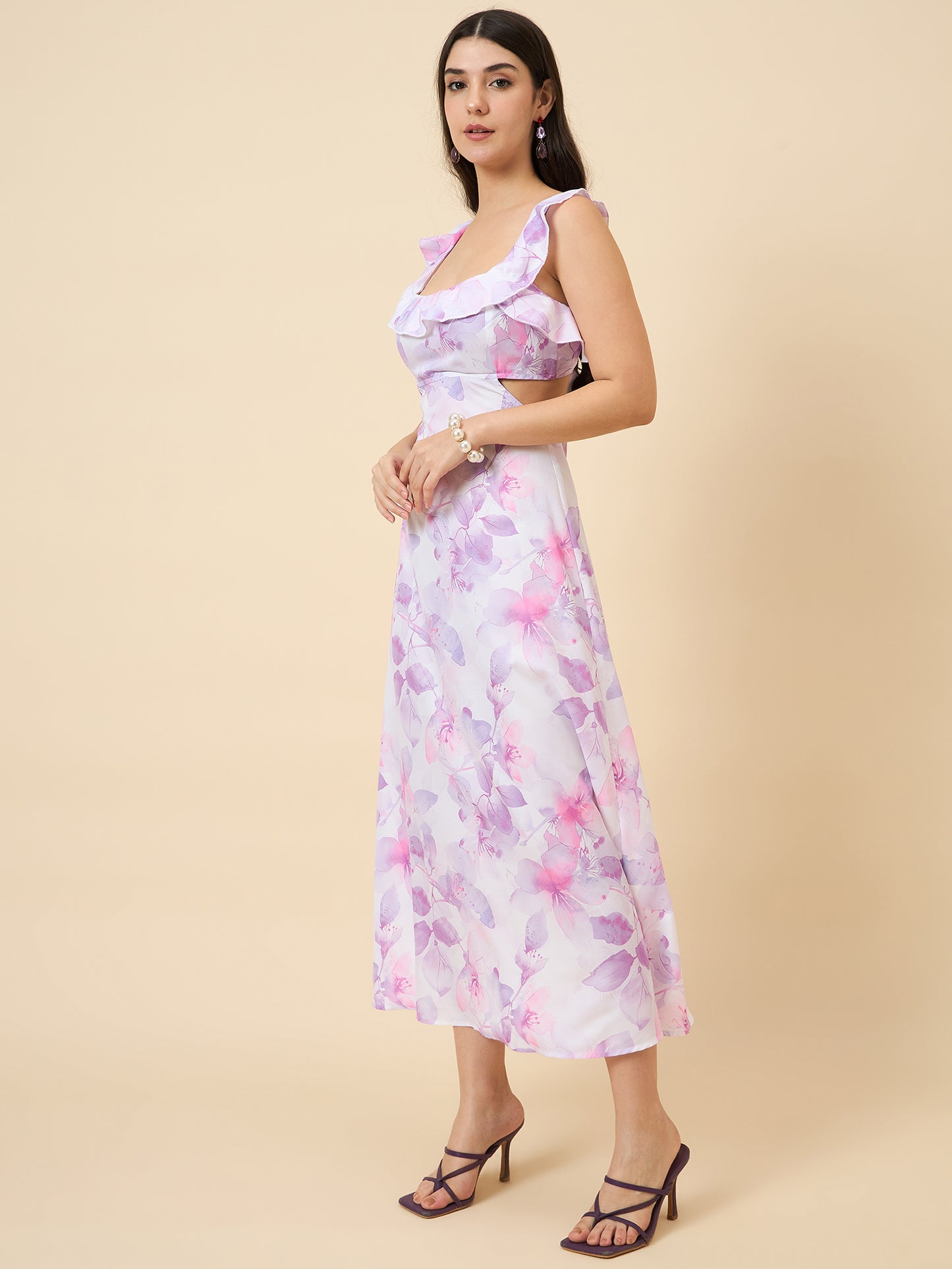 Mariposa Floral Midi Dress