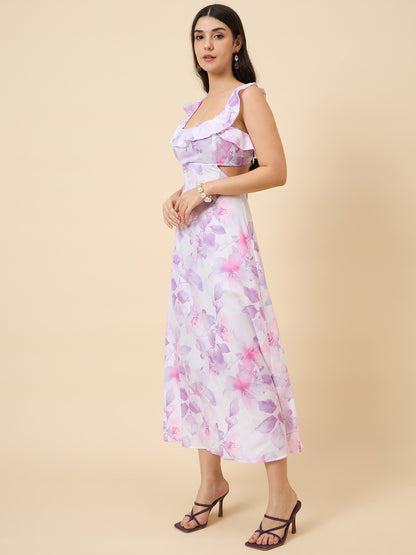 Mariposa Floral Midi Dress
