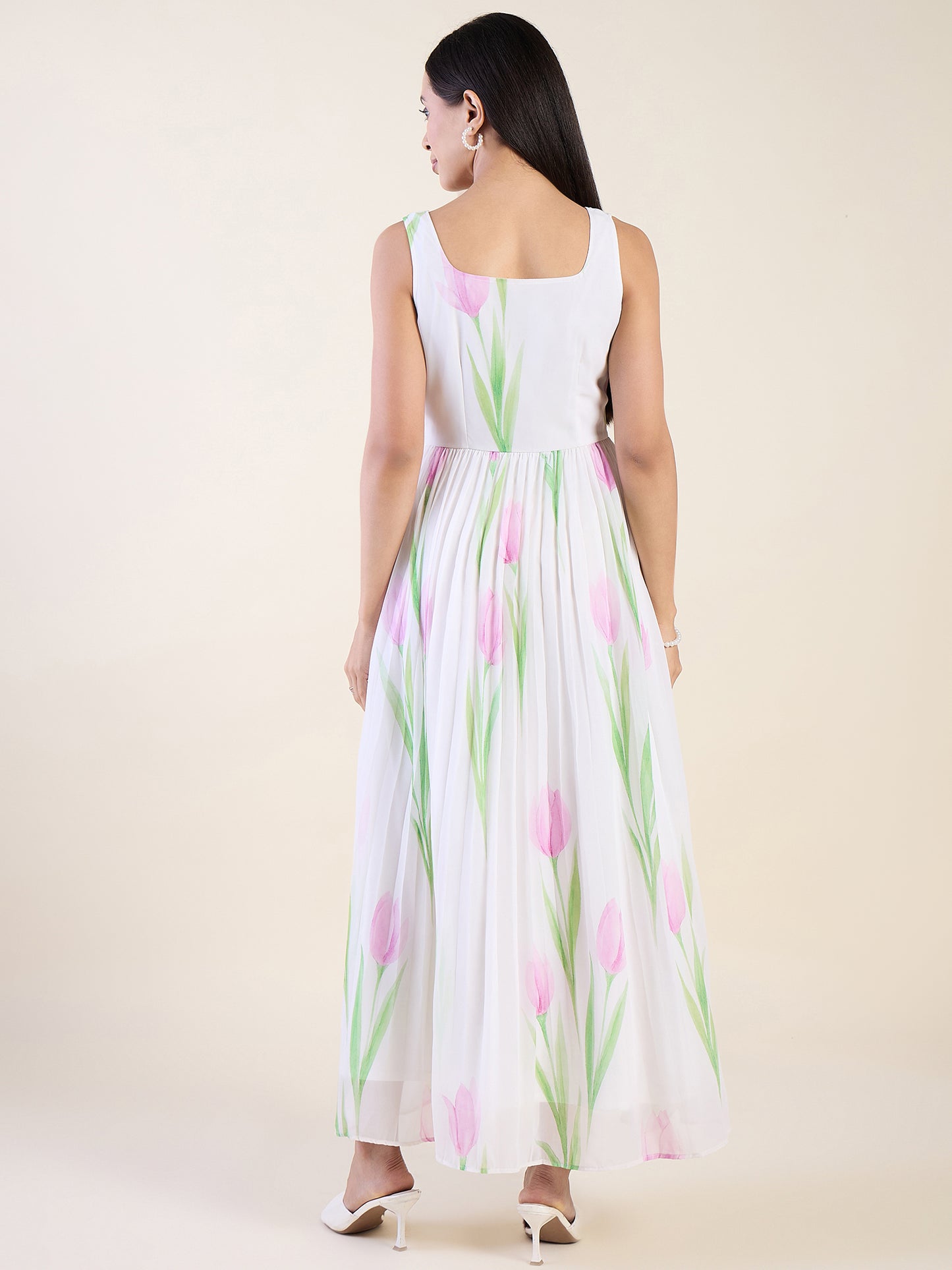 Ananya Printed Tulip Maxi Dress