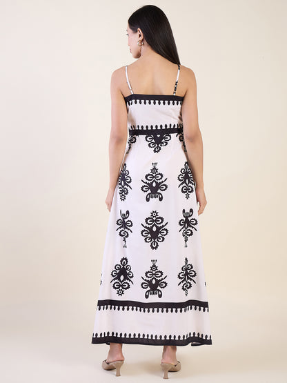 Elena Printed Maxi Dress