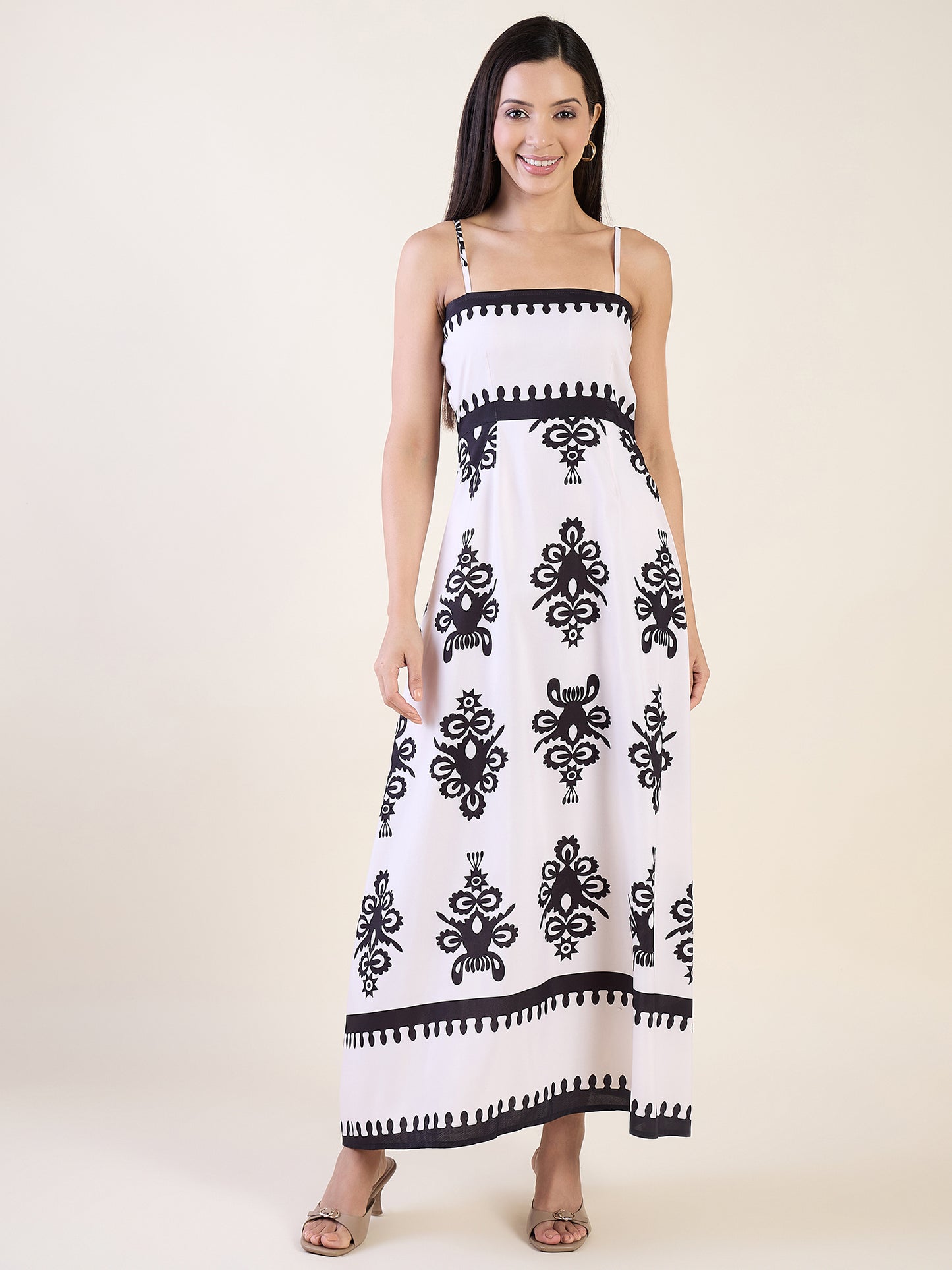 Elena Printed Maxi Dress