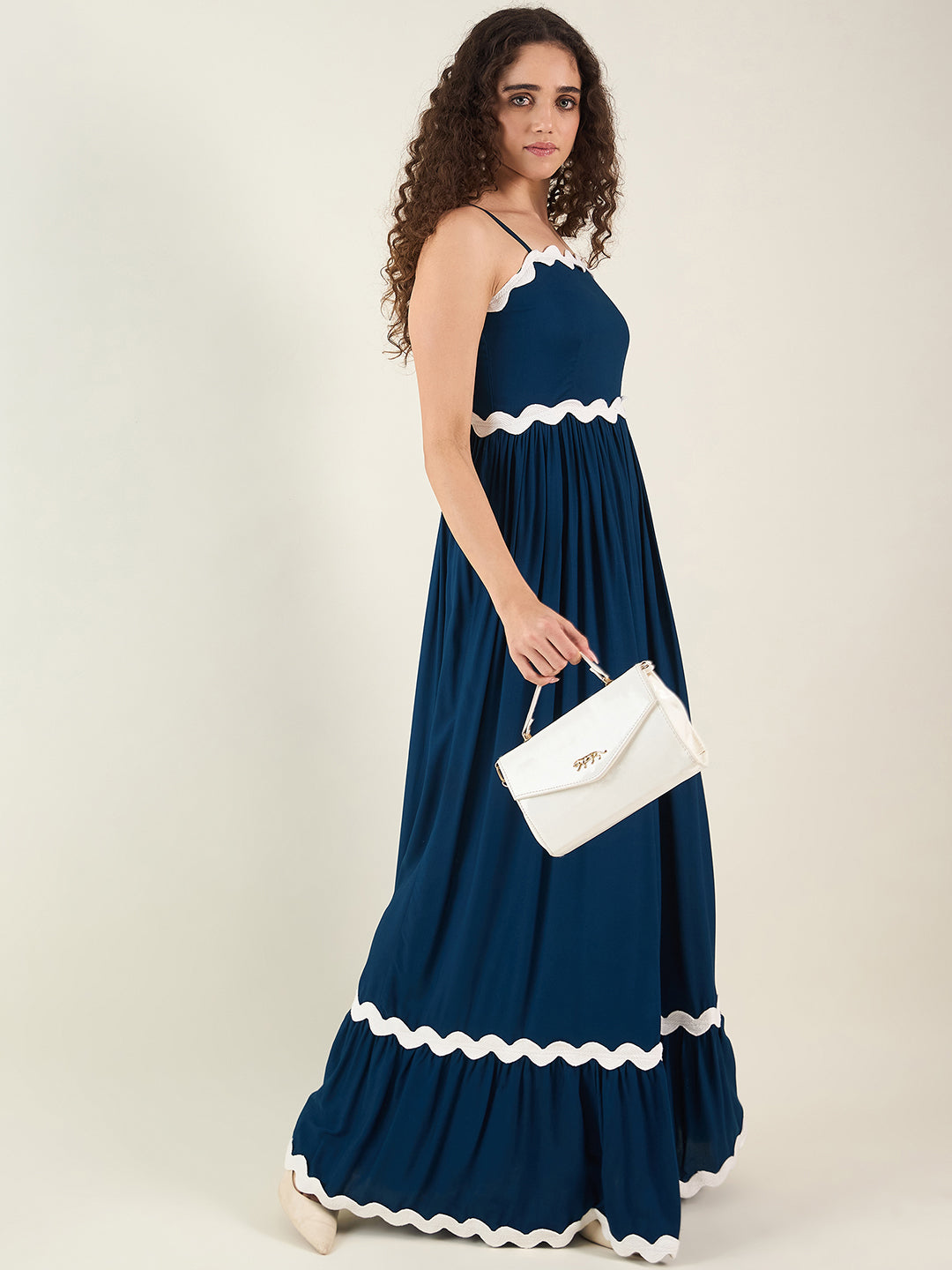 AAYU Noir Grace Sleeveless Maxi Dress