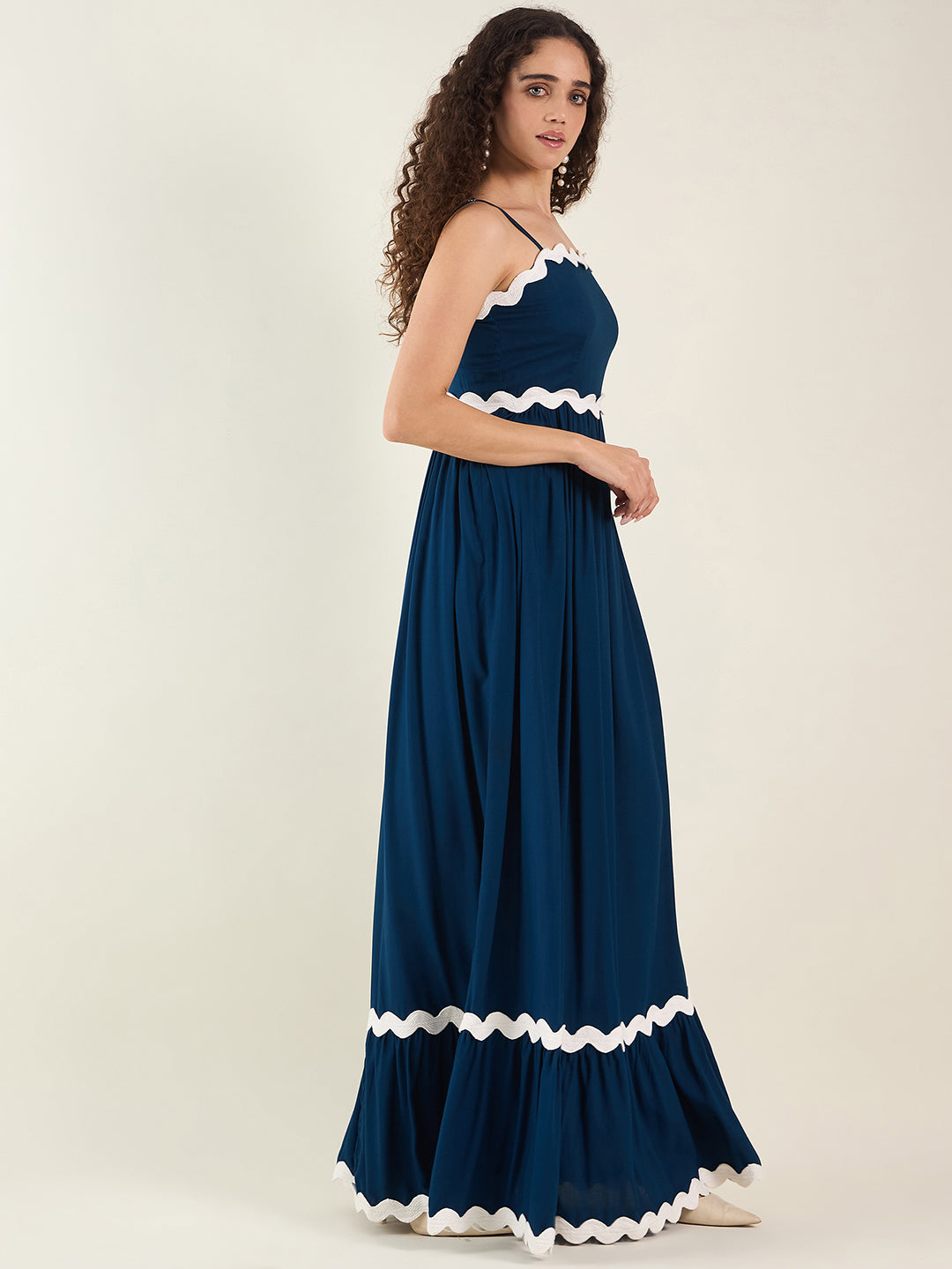 AAYU Noir Grace Sleeveless Maxi Dress