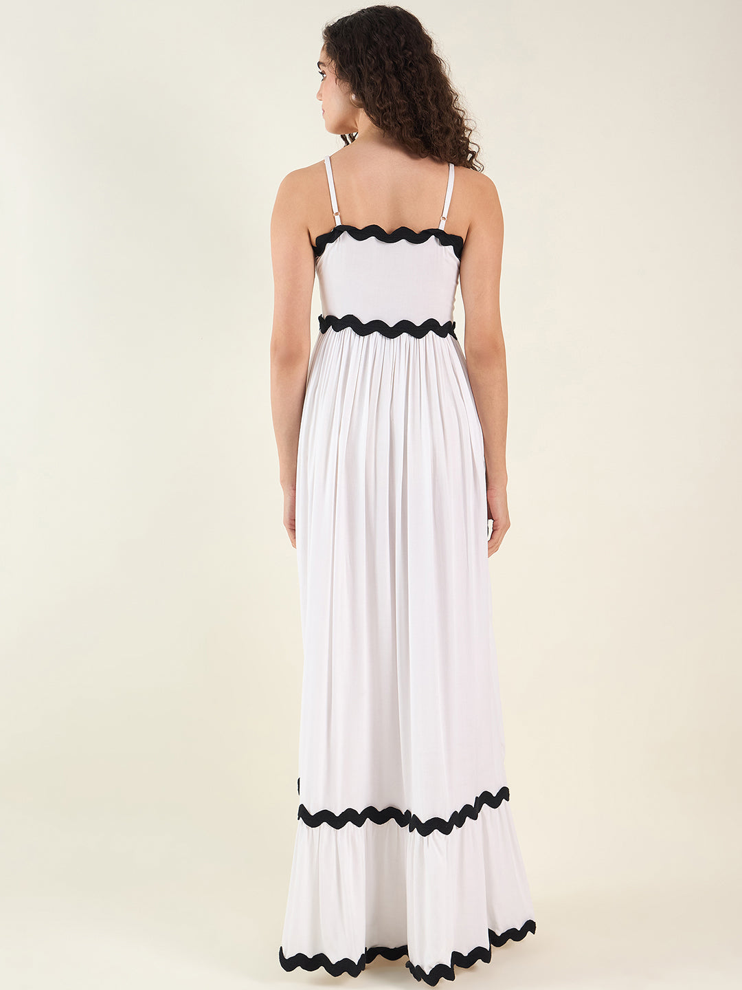 AAYU Noir Grace Sleeveless Maxi Dress