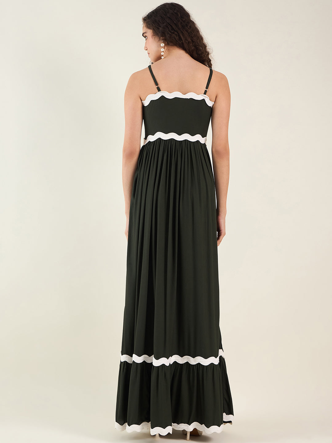 AAYU Noir Grace Sleeveless Maxi Dress