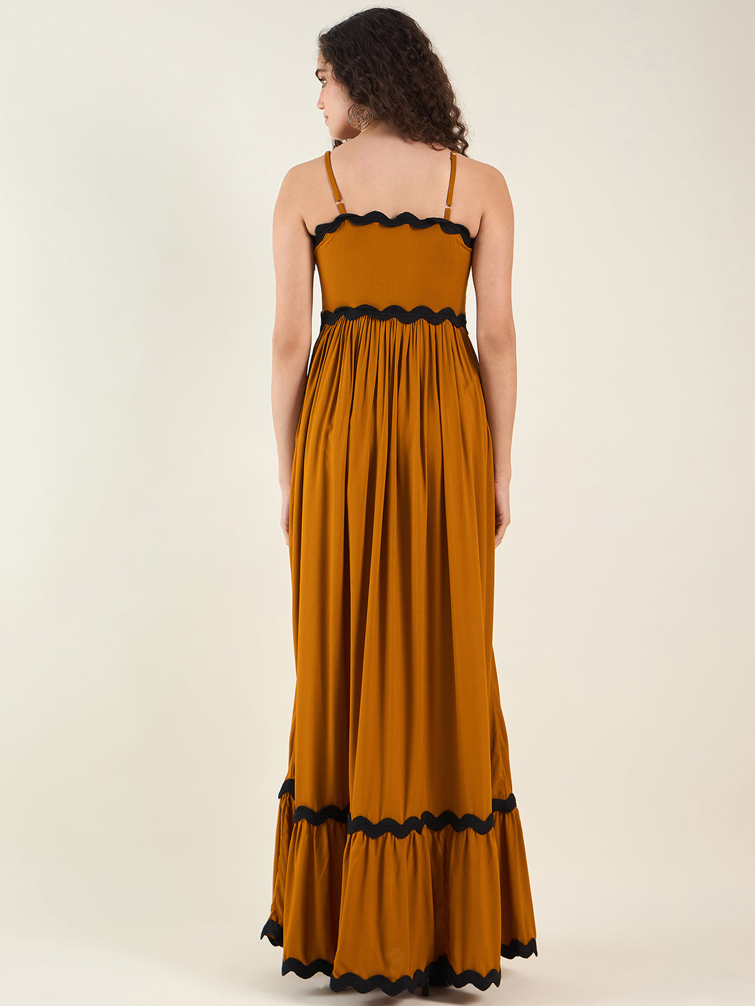 AAYU Noir Grace Sleeveless Maxi Dress