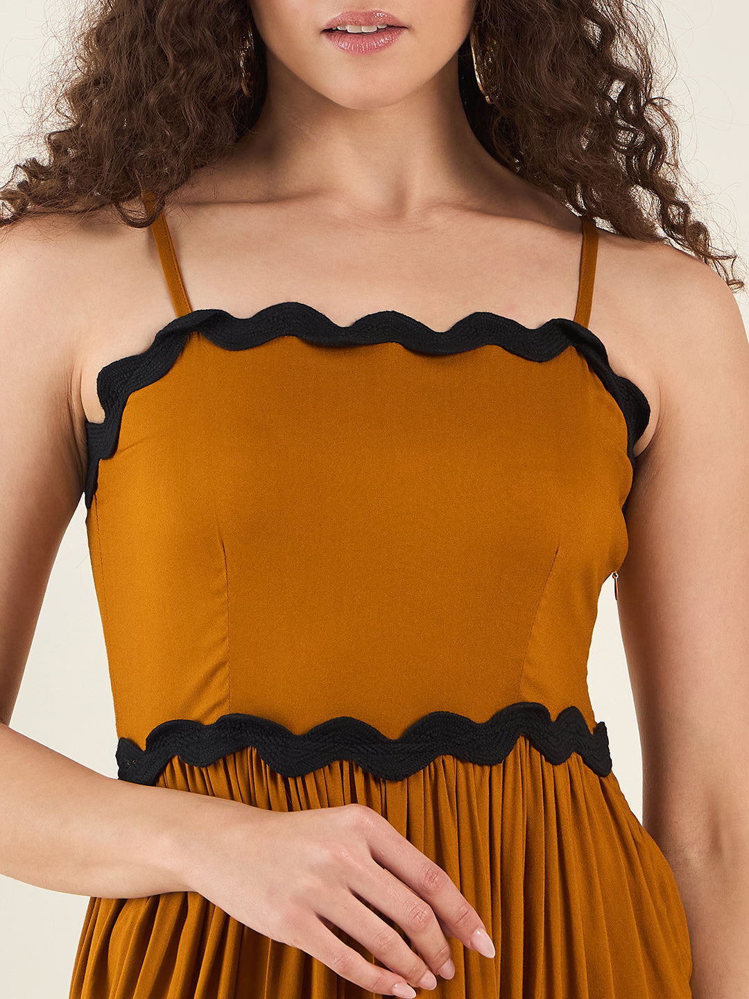 AAYU Noir Grace Sleeveless Maxi Dress