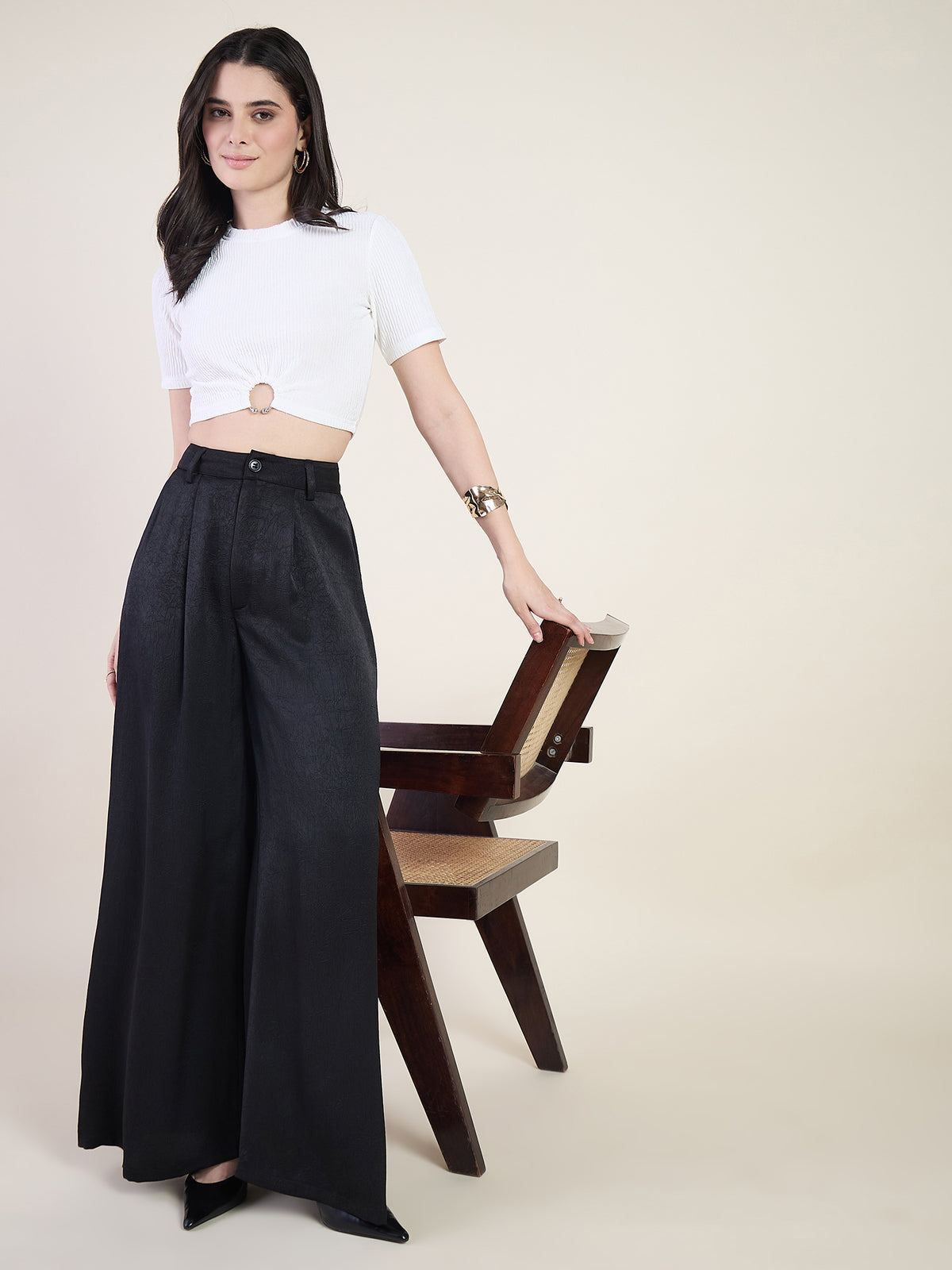 Aura Pleated Trousers